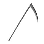 Faux en plastique halloween 138 cm