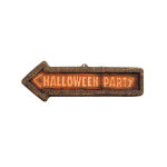 Flche signaltique halloween party