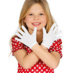 Gants courts blancs enfant