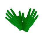 Gants courts verts adulte