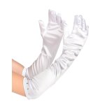 Gants longs blancs enfant