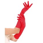 Gants longs rouges femme