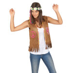 Gilet hippie femme 55 cm