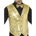 Gilet or � sequins adulte
