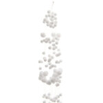 Guirlande boules de neige 135 cm