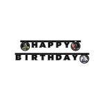 Guirlande en carton happy birthday star wars galaxy 2 m