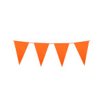 Guirlande  fanions oranges 10m