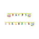 Guirlande happy birthday peppa pig 2 m