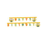 Guirlande en papier happy birthday minions 2 m