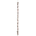 Guirlande de perles bois et pommes de pin 150 cm
