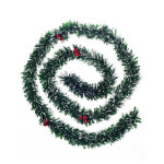 Guirlande de sapin enneige avec baies 2 m