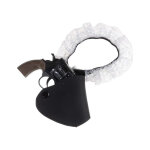 Jarretire porte revolver sexy femme en plastique