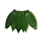 Jupe hawaenne  feuilles vertes enfant