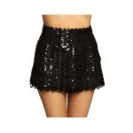 Jupe  sequins noirs femme