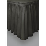 Jupe de table noire en plastique