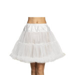 Jupon mi - long blanc femme
