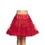 Jupon mi - long rouge femme