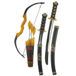 Kit accessoires armes et arc ninja enfant