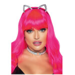 Kit accessoires chat argentes adulte