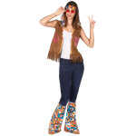 Kit accessoires hippie rtro adulte