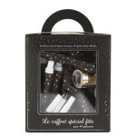 Kit cotillons party noir et or 10 personnes