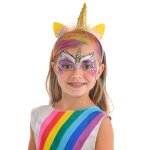 Kit maquillage licorne avec pinceau et ponge fille