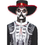 Kit maquillage squelette mexicain adulte dia de los muertos