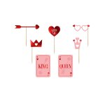 Kit photobooth love is in the air 7 accessoires