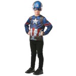 Kit top et masque captain america enfant