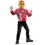Kit top et masque iron man enfant