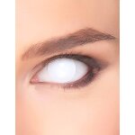 Lentilles de contact sans correction fantaisie ?il blanc opaque 3 mois adulte