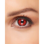 Lentilles de contact sans correction fantaisie monstre rouge adulte