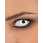 Lentilles de contact sans correction fantaisie oeil blanc 1 an adulte
