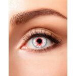 Lentilles de contact sans correction fantaisie oeil ensanglant adulte halloween