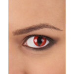 Lentilles de contact sans correction fantaisie oeil reptile rouge 1 an adulte