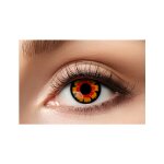 Lentilles de contact sans correction fantaisie oeil vampire 1 an adulte halloween