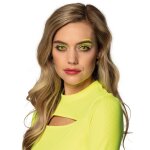 Lentilles de contact sans correction fantaisie uv jaune adulte 1 mois