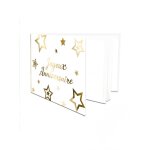 Livre d'or anniversaire dor� et blanc