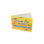 Livre d'or anniversaire fiesta 21. 5 x 15. 5 cm