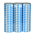Lot 3 serpentins bleus et blancs fte de la bire