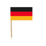 Lot de 50 drapeaux mini - piques allemagne 3 x 5 cm