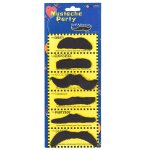 Lot de 6 moustaches adulte