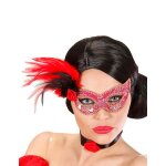 Loup rose et dor� � plumes adulte
