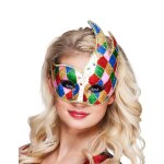 Loup v�nitien losanges multicolores adulte