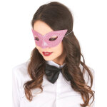 Loup v�nitien paillet� rose adulte