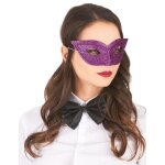 Loup v�nitien paillet� violet adulte