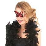 Loup v�nitien avec sequins rouge adulte