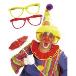 Lunettes de clown gantes adulte