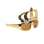 Lunettes avec couronne roi adulte
