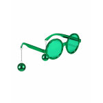 Lunettes disco adulte vertes